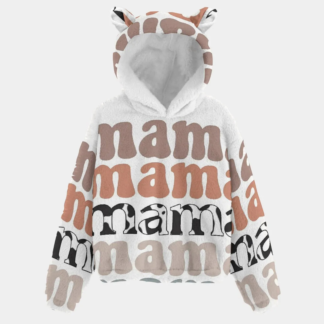 Kid’s Borg Fleece Sweatshirt With Ear mama